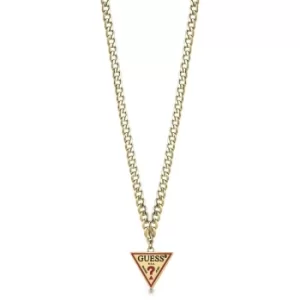 Image of Ladies Guess Gold Plated Stainless Steel L.A. Guessers L.A. Guessers Triangle Logo