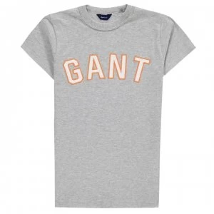 Image of Gant Casual T-Shirt - Light Grey 94