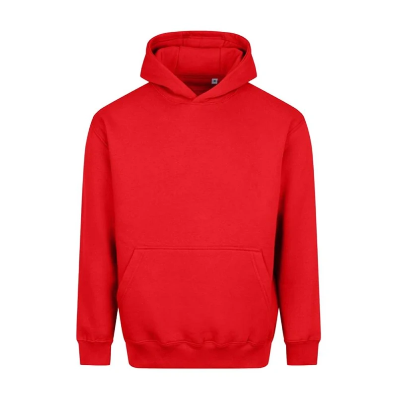 Image of AWDis Mens Vision Heavyweight Hoodie in Red Size: Large Red Male L