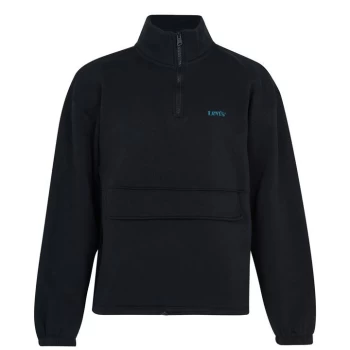 Image of Levis Quarter Zip Popover - Caviar