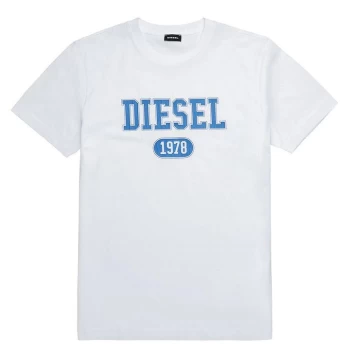 Image of Diesel 1978 Slim T Shirt - White