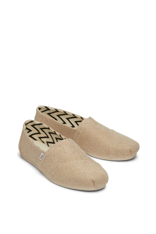 Image of TOMS Womens Alpargata' Slip On Shoes in Light Tan Size: 6 Light Tan Female 6