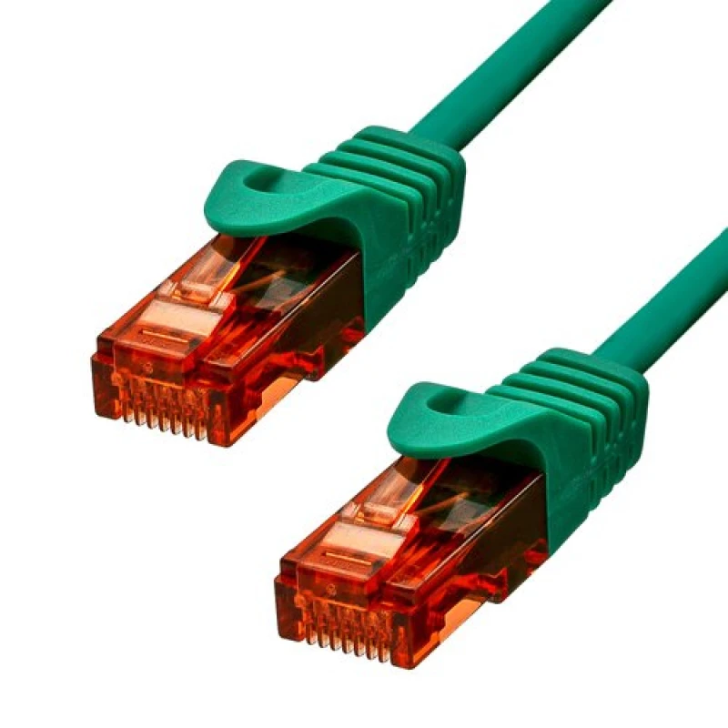 Image of ProXtend CAT6 U/UTP CU LSZH Ethernet Cable Green 75CM