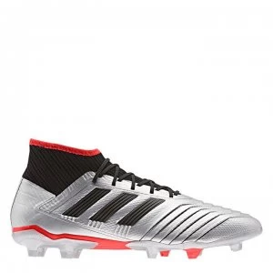 Image of adidas Predator 19.2 FG Football Boots - Silver/Black