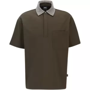 Image of Boss Parlay Short Sleeve Polo Shirt Mens - Green
