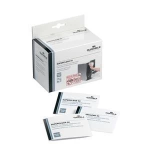 Image of Original Durable SuperClean Wipes 1 x Pack of 50 Wipes