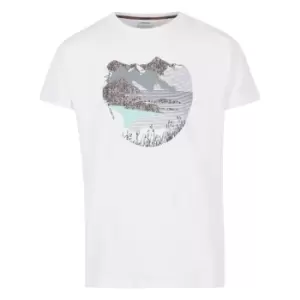 Image of Trespass Mens Barnstaple T-Shirt (XL) (White)
