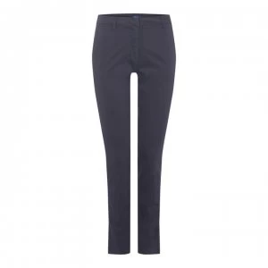 Image of Gant Gant Satin Slacks - 433 EVENING BLU