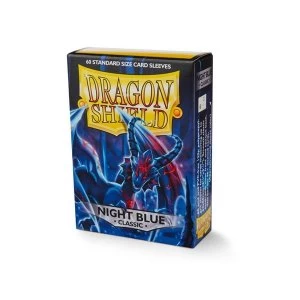 Image of Dragon Shield Classic - Night Blue 60 Sleeves In Box - 10 Packs