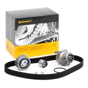 Image of CONTITECH Water Pump + Timing Belt Kit VW,AUDI,SEAT CT1028WP1