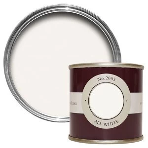 Image of Farrow & Ball Estate All white No. 2005 Emulsion Paint 100ml Tester pot