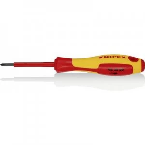 Image of Knipex 98 24 00 VDE Pillips screwdriver PH 0 Blade length: 60 mm DIN EN 60900