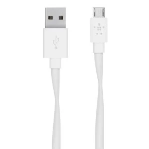 Image of Belkin Flat Cable Micro USB White