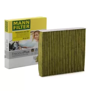 Image of MANN-FILTER Pollen filter RENAULT,NISSAN,DACIA FP 22 011 272775FA0A,272775FA0B,272770567R 272773016R,272773151R,272773277R,272773974R,272777764R