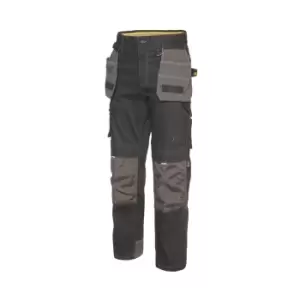 Image of Caterpillar Mens H2O Defender Water Resistant Workwear Trousers (34S) (Black Graphite)