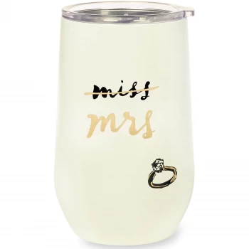 Image of Kate Spade New York Bridal Stainless Steel Tumbler - Miss to Mrs