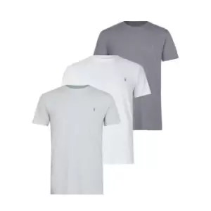 Image of AllSaints Mens Tonic T-Shirt 3pk - Blue