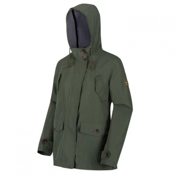 Image of Regatta Ninette Waterproof Jacket - Thyme Leaf