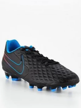 Image of Nike Tiempo 8 Academy Firm Ground Football Boots - Black, Size 8, Men