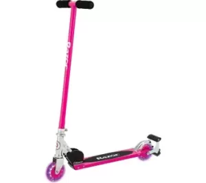 Image of RAZOR S Spark Sport Folding Kids Kick Scooter - Pink