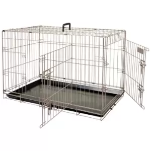 Image of Flamingo Pet Crate Ebo Metallic 77X47X55cm - Metallic Brown