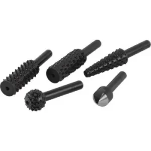 Image of Wolfcraft 5 Piece rasp and countersink set 2540000 5 Parts