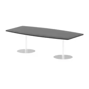 Image of Italia Poseur Table High Gloss 2400 Top 725 High Black