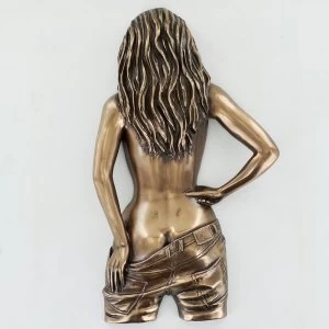 Image of Temptation Cold Cast Bronze Wall Hanger by Love Is Blue 24cm