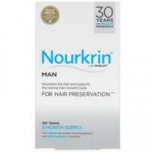 Image of Nourkrin Man For Hair Preservation Tablets x 180