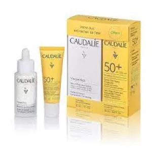 Image of Caudalie Vinoperfect Radiance Serum & Vinosun Ocean Protect SPF50+ Duo