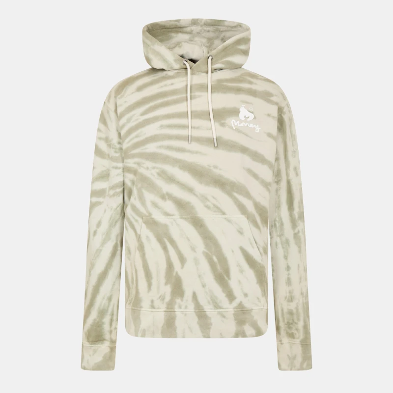 Image of Money Bleach Tie Hood Castle Grey male X Small