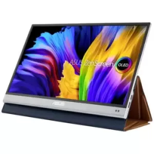 Image of Asus ZenScreen MQ13AH LED 33.8cm (13.3 inch) EEC C (A - G) 1920 x 1080 p Full HD 1 ms Mini HDMI , USB-C OLED