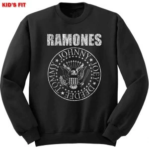Image of Ramones - Presidential Seal Kids 12 - 13 Years Sweatshirt - Black