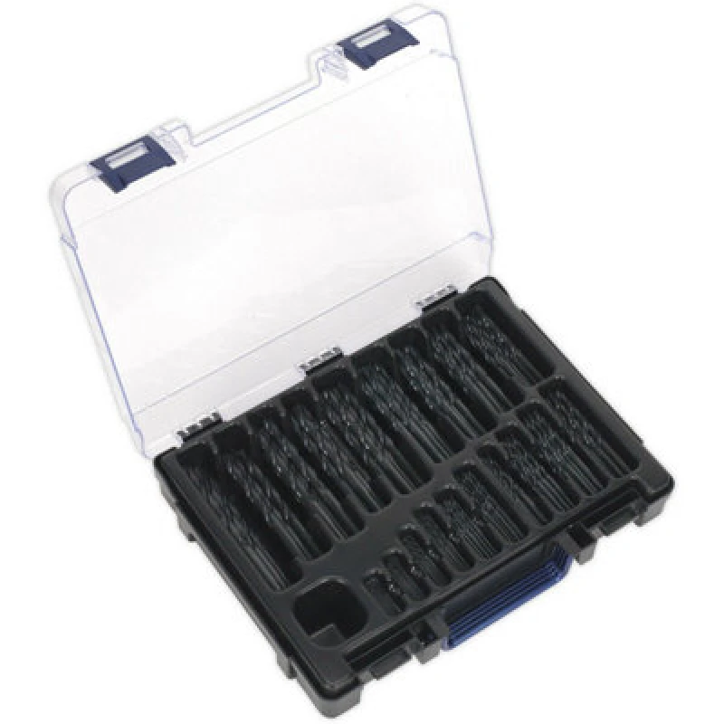 Image of Loops 170 Piece Roll Forged HSS Drill Bit Assortment - 1mm to 10mm - DIN 338 Multi