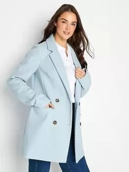 Image of Long Tall Sally Cosy Jacket - Pale Blue Size 14, Women