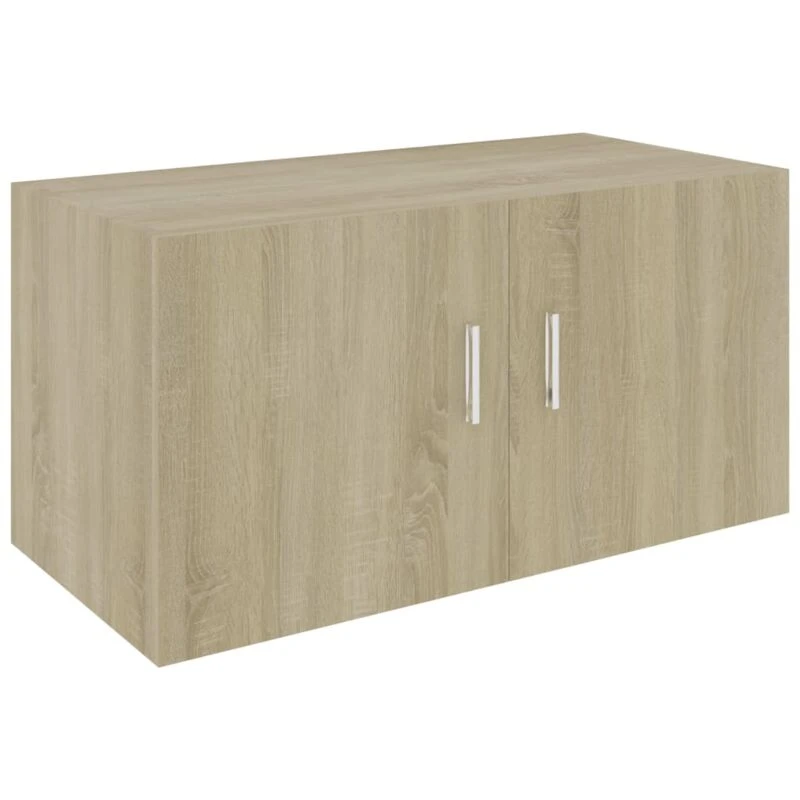 Image of VIDAXL Vidaxl - Wall Mounted Cabinet Sonoma Oak 80x39x40cm Engineered Wood 8720286016282