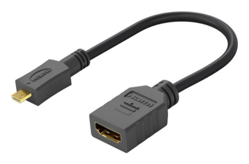 Image of Microconnect HDM19F19MMC cable gender changer HDMI Type D (Micro) HDMI