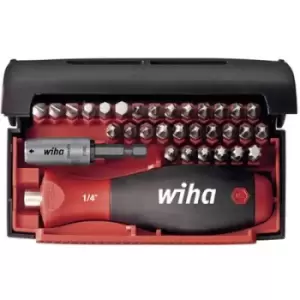 Image of Wiha Wiha 34686 Bit set 32 Piece Slot, Phillips, Pozidriv, Allen, Star socket