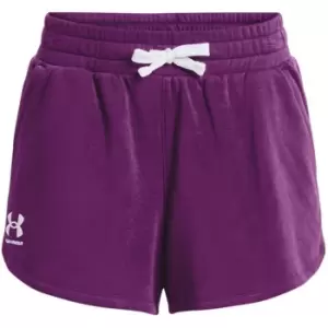 Image of Under Armour Armour Rival Fleece Shorts Womens - Purple