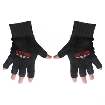 Image of Guns N' Roses - Logo & Pistols Fingerless Gloves