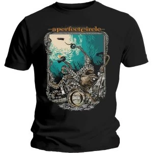 Image of A Perfect Circle - The Depths Unisex Medium T-Shirt - Black
