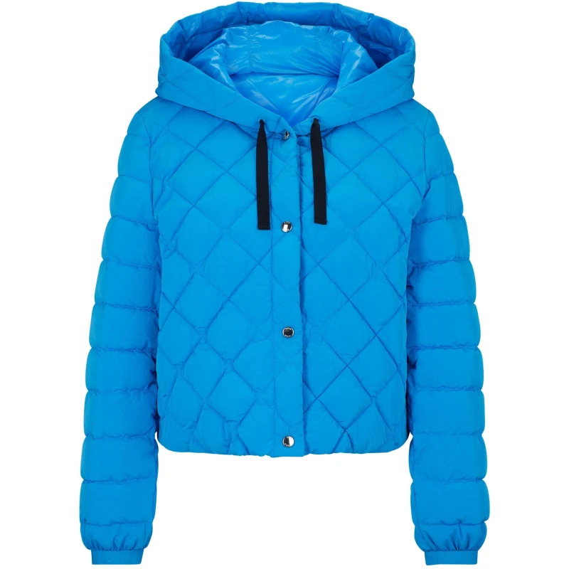 Image of Boss Womens Pocketa Lightweight Puffer Jacket Bright Blue female 4 (XXS)