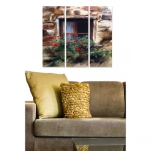 Image of MDF243777703 Multicolor Decorative MDF Painting (3 Pieces)