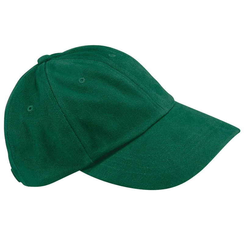Image of Beechfield Beechfield Men Low Profile Heavy Brushed Cotton Baseball Cap Pack of 2 in Pale Green Pale Green One Size Male 5059269089795
