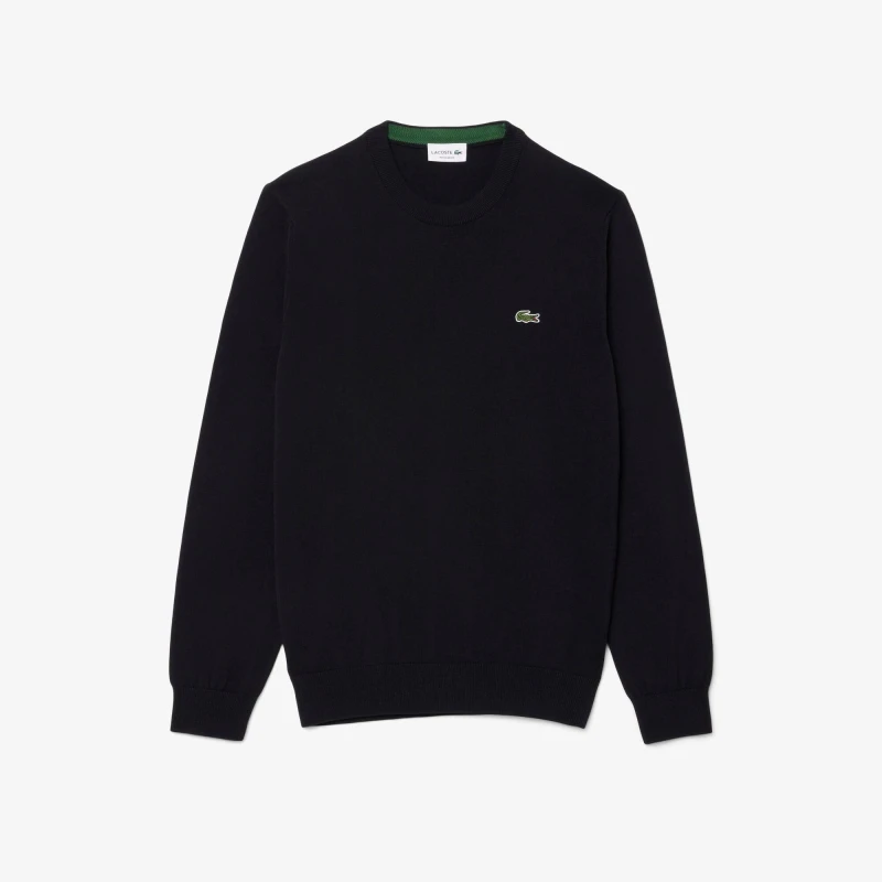 Image of Lacoste Logo Knit Black S