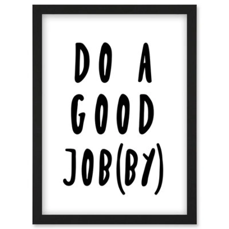 Image of Artery8 Funny Bathroom Toilet Wall Art Scottish Do A Good Jobby Wall Art Print - A4 Size