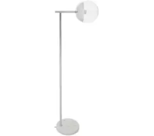 Image of INTERIORS by Premier Revive Chrome Floor Lamp - Silver