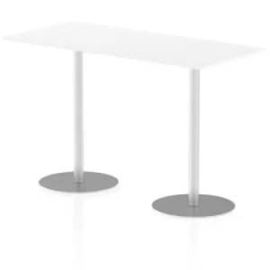 Image of Italia Poseur Table Rectangle 1800/800 Top 1145 High White