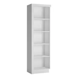 Image of Lyon Bookcase (rh) In White And High Gloss