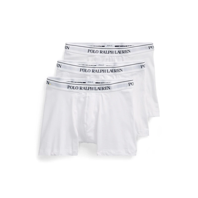 Image of Polo Ralph Lauren 3 Pack Boxer Brief White male